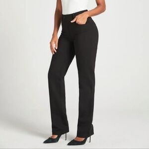 Betabrand Black 7-pocket Dress Pants Yoga Pants Med Petite